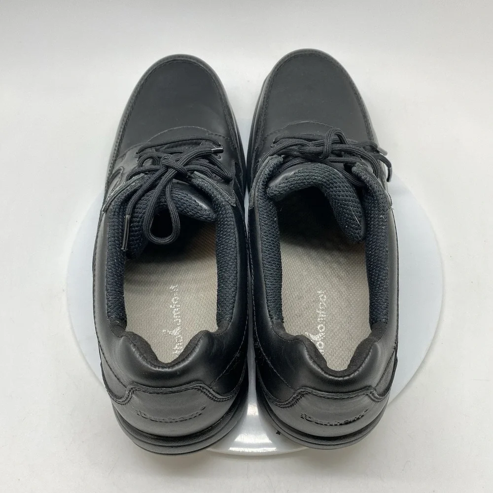Dunham Sneakers Mens 13 D Midland Walking Oxford 8500BK Black Leather‎ Shoes